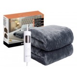 Pătură Electrică RUHHY&reg; WarmTouch, 85W, 180 x 130 cm, &Icirc;ncălzire Rapidă, 6 Trepte, Telecomandă cu afisaj LED, Material Ultra Soft