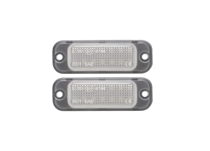 Set 2 buc lampa numar spate Mercedes Clasa G (W461/W463) 2013-09.2018; Clasa G (W463), 06.2018-, partea stanga, LED; Tuning,