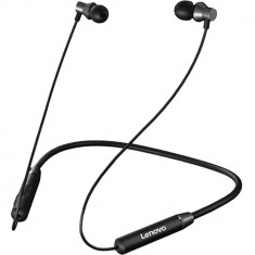 Casti Wireless Lenovo HE05 Black foto