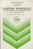 Limba Romana - Gramatica, Manual pentru clasa a VIII-a