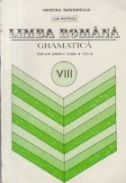 Limba Romana - Gramatica, Manual pentru clasa a VIII-a foto