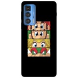 Husa compatibila cu Motorola Edge 20 Lite model Mushroom Kingdom, Silicon, TPU, Viceversa, Transparent, Carcasa