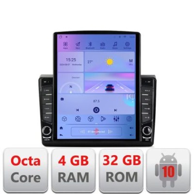 Navigatie Fiat BRAVO 2007-2014 G-BRAVO ecran tip TESLA 9.7&amp;quot; cu Android Radio Bluetooth Internet GPS WIFI 4+32GB DSP 4G CarStore Technology foto