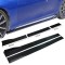 Prelungire ornamente extensii praguri laterale tuning universale 220cm Negre