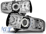 Set de faruri tuning cu ochi de &icirc;nger halogen, potrivit pentru Dodge RAM 1994-2001, stanga si dreapta Performance AutoTuning