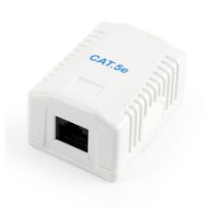 PRIZA RJ-45 aplicabila cu 1 iesire GEMBIRD pt. cablu UTP, Cat5e, Krone (LSA) | RJ-45 (M), plastic, 1 buc, &quot;NCAC-1U5E-01&quot;