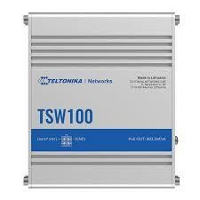 SWITCH Teltonika POE+ &amp;quot;TSW100&amp;quot;, 5 x LAN port 10/100/1000 Mbps PoE+, buget PoE 120W &amp;quot;TSW100000000&amp;quot; (timbru verde 0.8 lei) foto