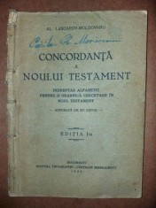 Concordanta a Noului Testament- Al. Lascarov-Moldovanu