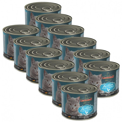 Conservă pntru pisici Leonardo Kitten 12 x 200 g foto