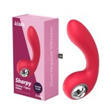 Vibrator punctul G Chisa Sharpy 17,8 cm rosu, Chisa Novelties