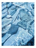 Tablou Canvas Abstract Cristale &icirc;nghețate sub cer albastru Texturi Natură Rece, 26 x 39 cm, CMCLASS