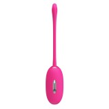 Cumpara ieftin Ou Vibrator Doreen Electro Fun + App, Roz, 19 cm