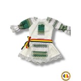 Cumpara ieftin Rochita Traditionala fetite cu brau Tricolor - TDPITI17