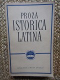 PROZA ISTORICA LATINA