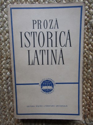 PROZA ISTORICA LATINA foto