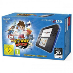 Consola Nintendo 2DS albastru-negru + joc Yo Kay Watch foto