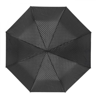 Umbrelă Pliabilă Automată, Model Chess, Culoare Negru, Lungime 30 cm, Diametru 98 cm foto