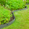 Nature Borduri de gradina decorative, 0,13 x 12 m, 3 mm, gri GartenMobel Dekor, vidaXL