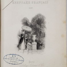 PARIS LONDRES KEEPSAKE FRANCAIS 1837 NOUVELLES INEDITES - PARIS, 1837