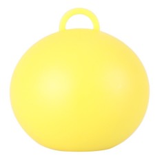 Greutate pentru baloane, flippy, accesoriu petrecere, 5.5x5.5 cm, 120 g, galben