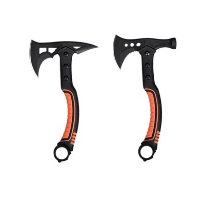 Set doua topoare multifunctionale cu lama dubla + 2 cutite Ninja integrate, 33.5 cm foto