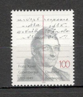 Germania.1989 200 ani nastere F.X.Gabelsberg-stenograf MG.687
