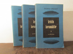 Sigrid Undset ? Kristin Lavrandsdatter ( 3 vol ) foto