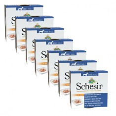 Schesir dog Adult - pe?te de ocean ?i ton 7 x 85 g foto