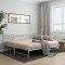 Gossi cadru pat canapea extensibila, alb, 90x200 cm, metal