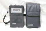 Reportofon caseta audio player recorder microcaseta micro caseta Lanier MS-105 - carcasa metal - husa