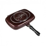 PL-DADG28 BURGUNDY PLATIUM COLLECTION Tigaie dubla cu interior marmorat, 28 cm