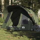 VidaXL Cort de pescuit 5 persoane, verde măsliniu, impermeabil