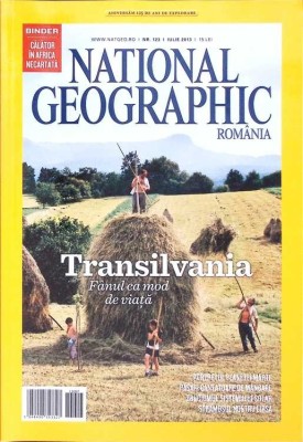 REVISTA NATIONAL GEOGRAPHIC, AUGUST 2013 TRANSILVANIA, FANUL CA MOD DE VIATA-COLECTIV-276416 foto