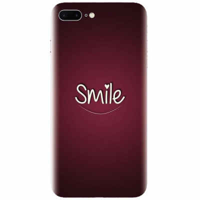 Husa silicon pentru Apple Iphone 7 Plus, Smile Love foto