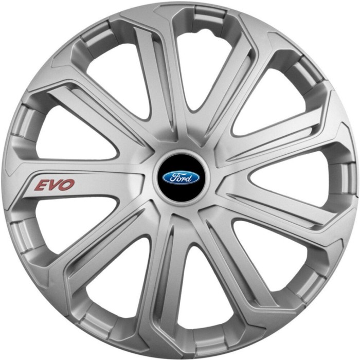 Set 4 Capace Roti Evo Gri R16, Pentru Ford