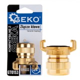 Cuplaj din alama cu gheara pentru furtun, prindere 3 / 4&quot;, Geko G70153