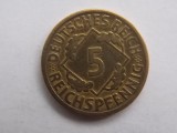 5 REICHSPFENNIG 1924 A GERMANIA, Europa