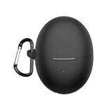 Cumpara ieftin Husa compatibila cu castile wireless Huawei FreeBuds 6, culoarea neagra cu carlig prindere