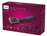 Perie cu aer cald Philips Seria 5000 BHA530/00, 1000W, tehnologie de distributie uniforma a caldurii, de 4 ori mai multi ioni, 5 accesorii, diametru