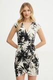 Morgan rochie RAROSA culoarea negru, mini, dreaptă, RAROSA