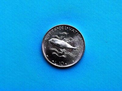 10 Lire 1971 Vatican-AUNC-RAR- foto