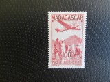 MADAGASCAR 100F POSTA AERIANA SERIE MNH=51, Nestampilat