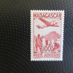 MADAGASCAR 100F POSTA AERIANA SERIE MNH=51