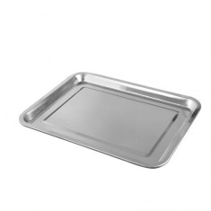 Tava 32x22x2 cm, argintiu
