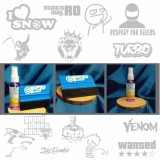 Cumpara ieftin Set 13 Stickere Auto Silver Premium , Batman, Venom, GTA V, Turbo E i altele