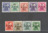 Reunion.1949 TIMBRE FRANTA:Porto-supr. SR.247, Nestampilat