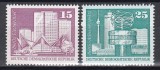 Germania RDG 1973-Berlin, Insula Pescarilor și Ceasul Mondial,Pța. Alexander,MNH, Nestampilat