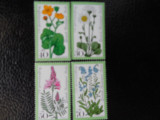 Serie timbre flora flori plante Berlin nestampilate, Nestampilat