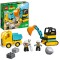 LEGO Camion si excavator pe senile Quality Brand