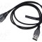 Cablu USB 2.0 VENTION 0,5m USB A la USB C, negru